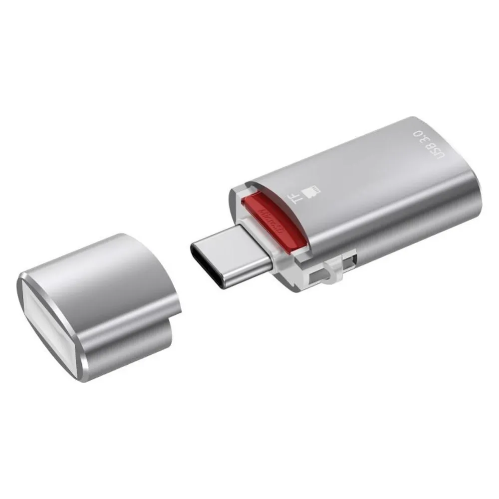 PowerGuard USB-C to MicroSD Card and USB 3.0 Reader Adapter