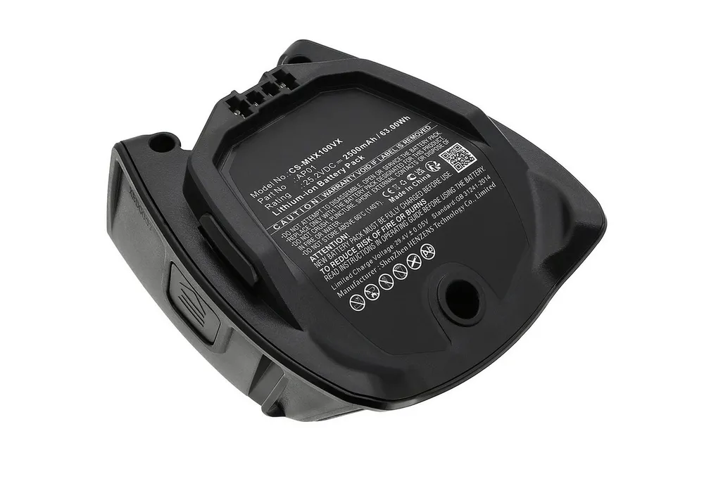 PowerSmart AP01 Staubsauger-Akku für M 1010042, 11384710, AP02, AP03, HS19 Li-ion 2500 mAh (25,2 V)