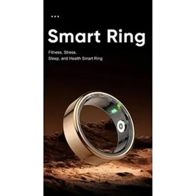Intelligenter Ring Powerton WPSR02-Z10 Größe 10 Bluetooth IP68 wiederaufladbar Gold