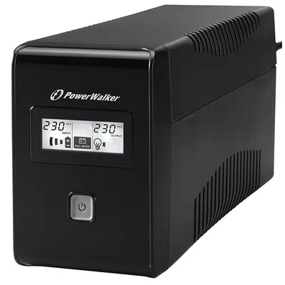 PowerWalker VI 850 LCD Unterbrechungsfreie Stromversorgung (USV) Line-Interaktiv 0,85 kVA 480 W
