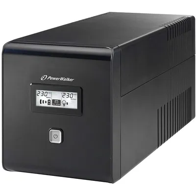 PowerWalker VI 1000 LCD Unterbrechungsfreie Stromversorgung (USV) 1 kVA 600 W 4 AC-Ausgänge