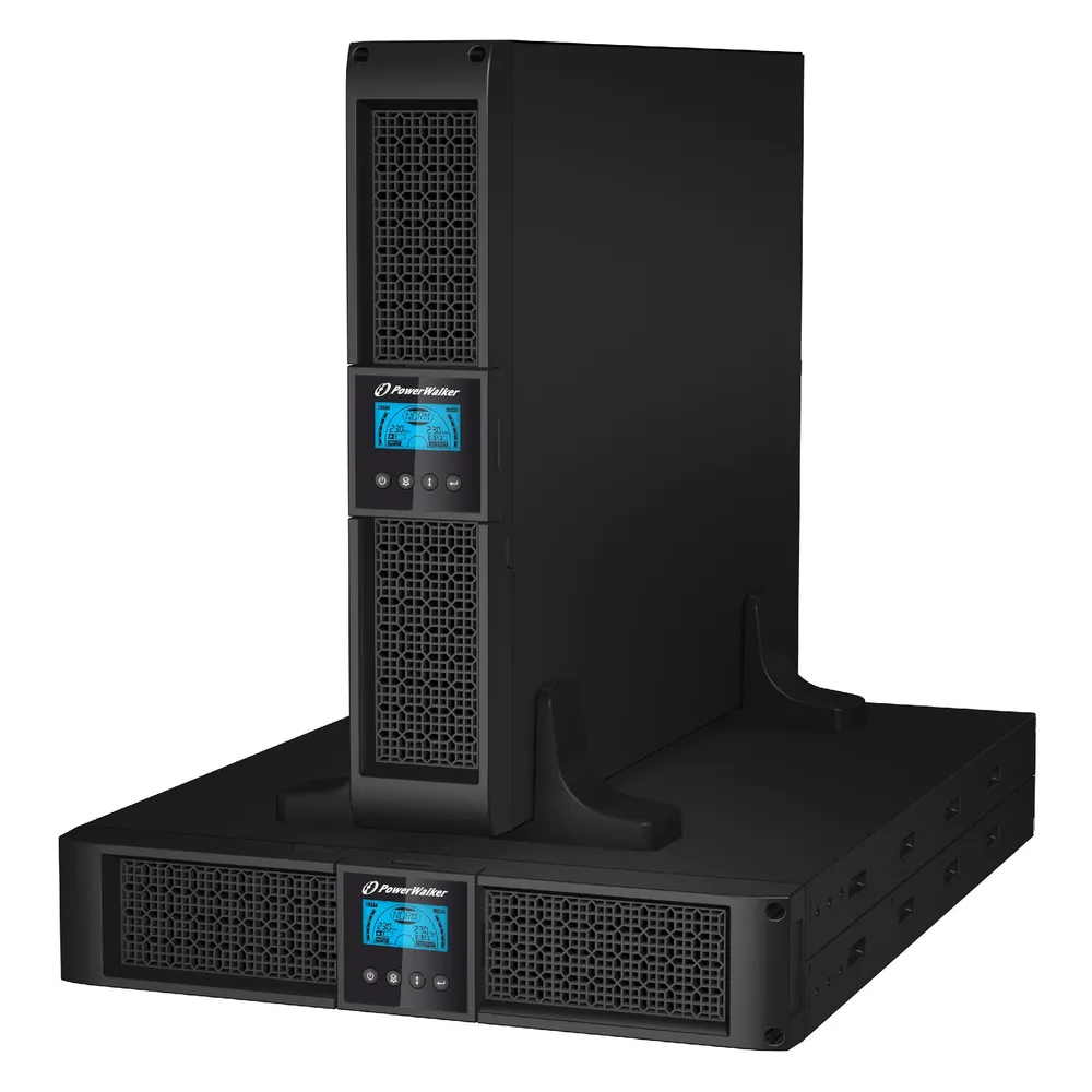 PowerWalker VI 2000RT LCD Unterbrechungsfreie Stromversorgung (USV) 2 kVA 1800 W 9 AC-Ausgänge