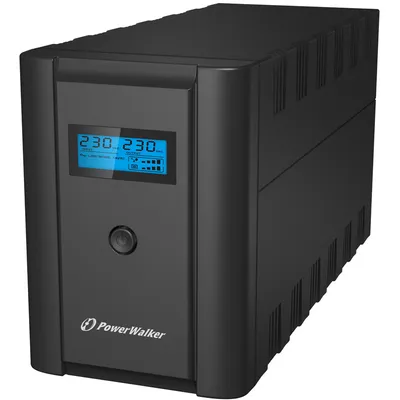 PowerWalker VI 1200 LCD/IEC Unterbrechungsfreie Stromversorgung (USV) Line-Interaktiv 1,2 kVA 600 W 6 AC-Ausgänge