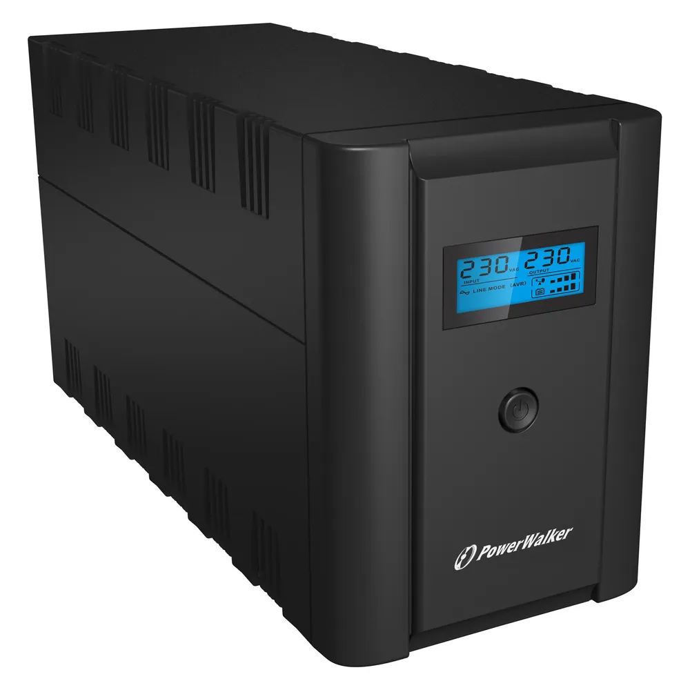 Sai PowerWalker 2200VA Bleiakku Online 6 Stunden LCD/FR Typ E 4 Ausgänge