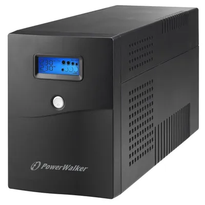 Sai PowerWalker 3000VA Bleiakku 6 Stunden LCD Display USB Schutz