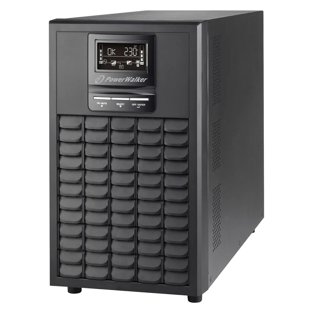 Powerwalker VFI 3000 CG PF1 3000VA / 3000W Online USV Tower Doppelwandler SNMP Slot Leistungsfaktor Eins