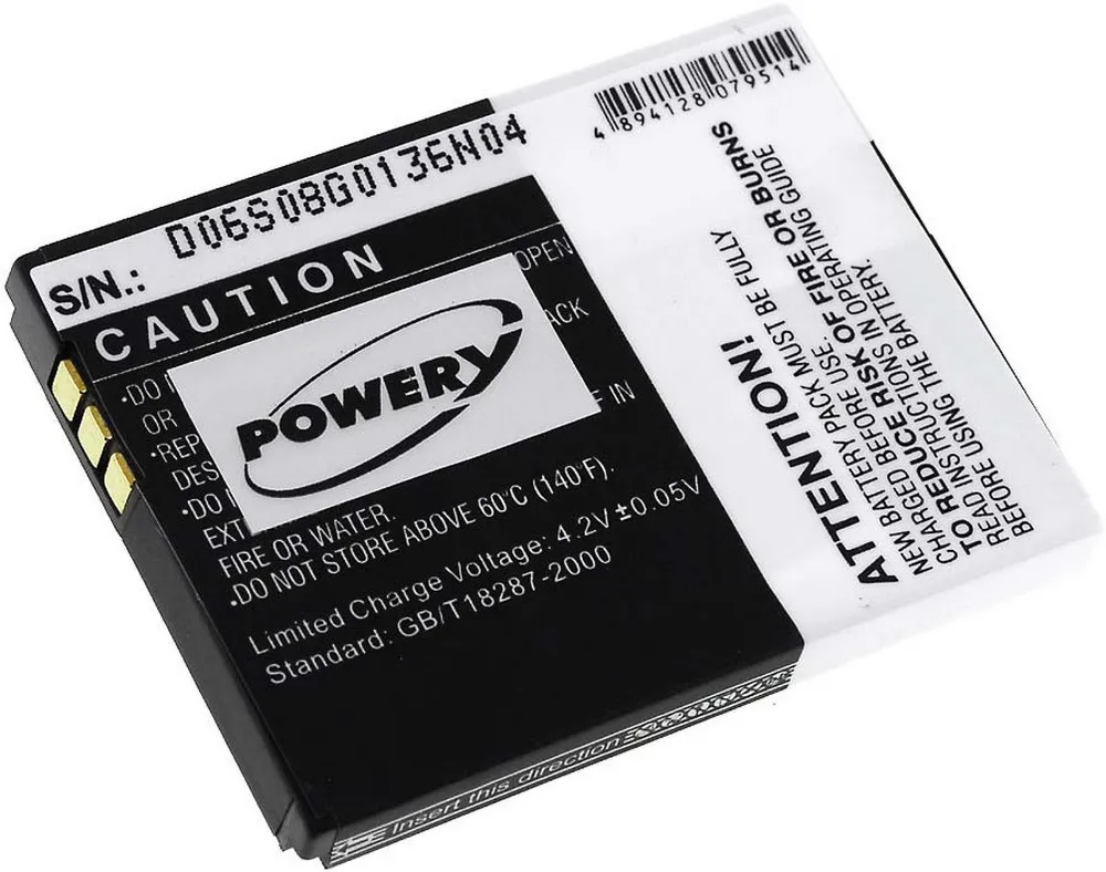 Powery Akku für Fritz!Fon Typ 312BAT006 Akku 750 mAh (3.7 V)