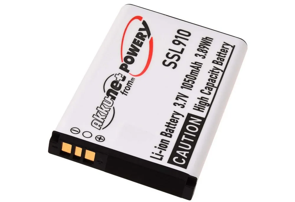 Powery Akku für Siemens gigaset SL910 Akku 1050 mAh (3.7 V)