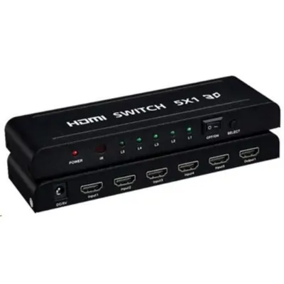 HDMI-Switch PremiumCord 5 Eingänge 1 Ausgang mit Fernbedienung