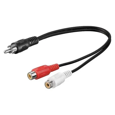 PremiumCord Kabel 1x CINCH Stecker