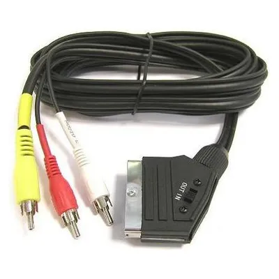 PremiumCord SCART - 3xCINCH in/out pÅ™epÃ­naÄ