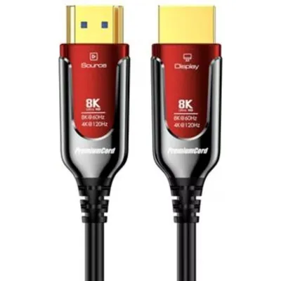 Cable HDMI PremiumCord Fiber Optic 8K 60Hz 25 m
