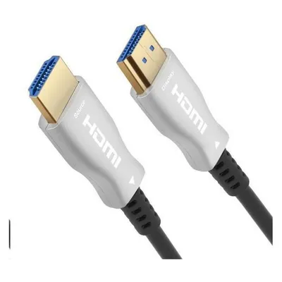 PremiumCord Kabel HDMI Glasfaser High Speed mit Ether. 4K@60Hz, 100m, M/M, vergoldete Anschlüsse