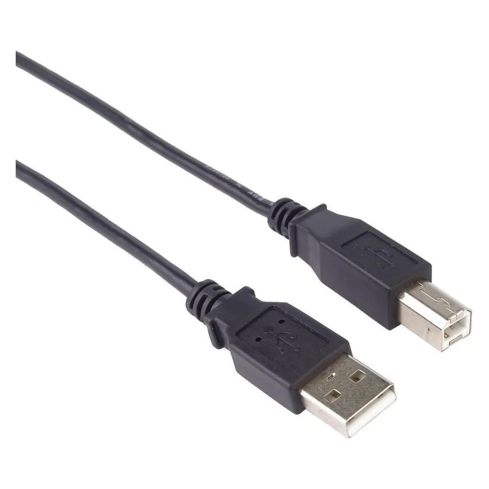 PremiumCord Kabel USB 2.0, A-B, 0,5m, schwarz