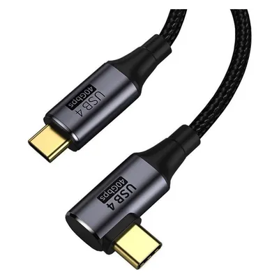 PremiumCord KU4CU08 USB cable USB4 Gen USB C Black, Grey