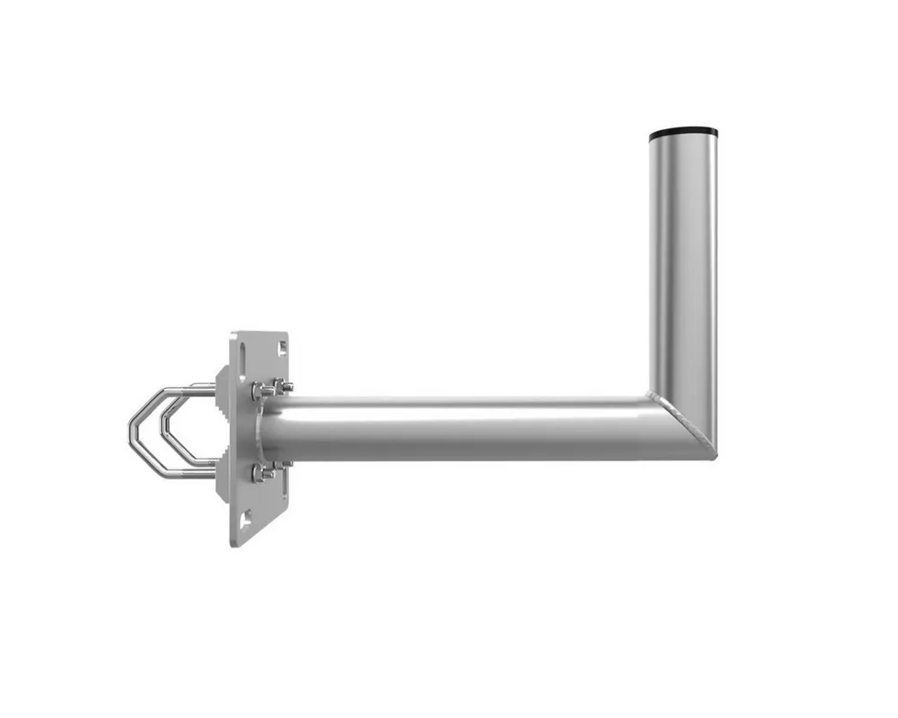 PremiumX SAT-Halterung 35cm Balkon-Ausleger ALU Geländer Balkon-Halterung mit Schellen