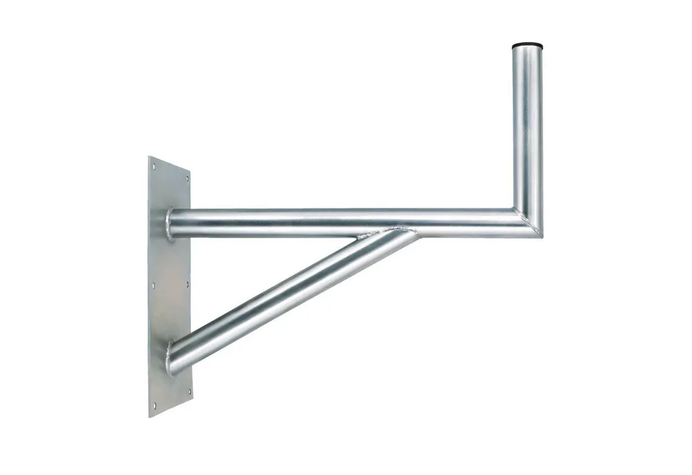 PremiumX SAT-Halterung 60cm Wandhalter Stahl verzinkt SAT Wand Halterung mit Stützelement