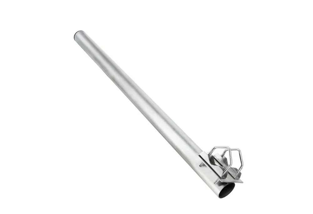 PremiumX SAT-Halterung Balkonhalter 100cm Ø 48mm Stahl Mast Geländer SAT Mast-Verlängerung