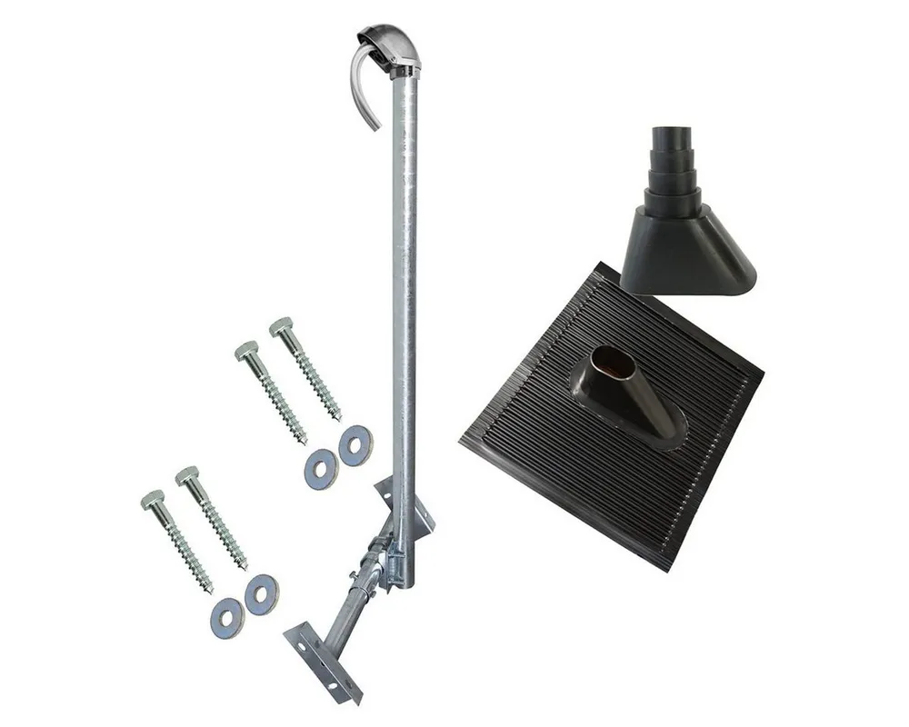 PremiumX SAT-Halterung Dachsparrenhalter feuerverzinkt 120cm Sparrenhalter Dach Montageset