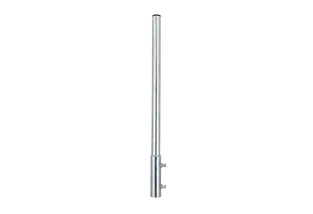 PremiumX SAT-Halterung Mastverlängerung 100 cm Ø 48 mm Stahl Antennenmast mit Mastkappe