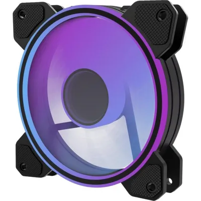 Effiziente PC-Lüftung PREYON Eagle Eye 120 PWM ARGB mit Spiegel-Effekt und leisem Hydraulic Bearing