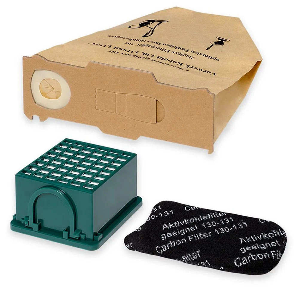 PRIMEBAG Staubsaugerbeutel 10 Staubsaugerbeutel für Vorwerk Kobold VK130 VK131 kompatibel 1 Hepa