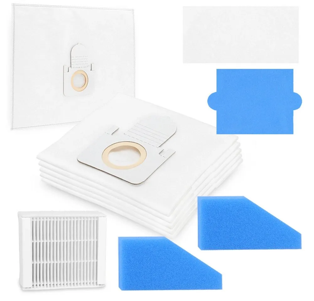 PRIMEBAG Staubsaugerbeutel Beutel Filter Set für Thomas Aqua Pet Family Anti Allergy kompatibel
