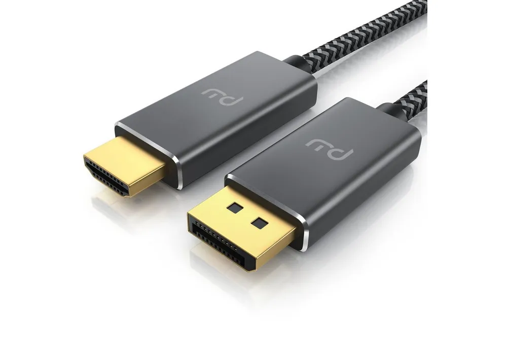 Primewire Audio- & Video-Kabel, DisplayPort, HDMI Typ A (200 cm), DP 1.2 zu HDMI 2.0 Adapterkabel 4k – UHD 3840 x 2160 @ 60 Hz - 2m