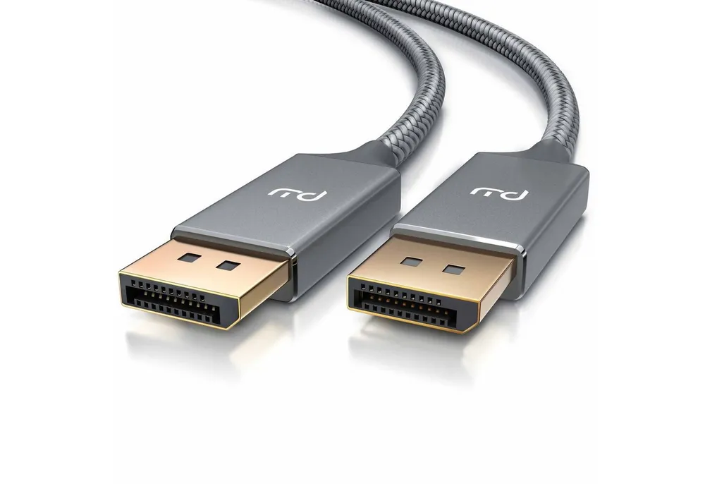 Primewire Audio- & Video-Kabel, DisplayPort, DP 1.2 (100 cm), Verbindungskabel 4K 3840 x 2160 @ 60 Hz / 2K @ 120Hz für Monitor - 1m