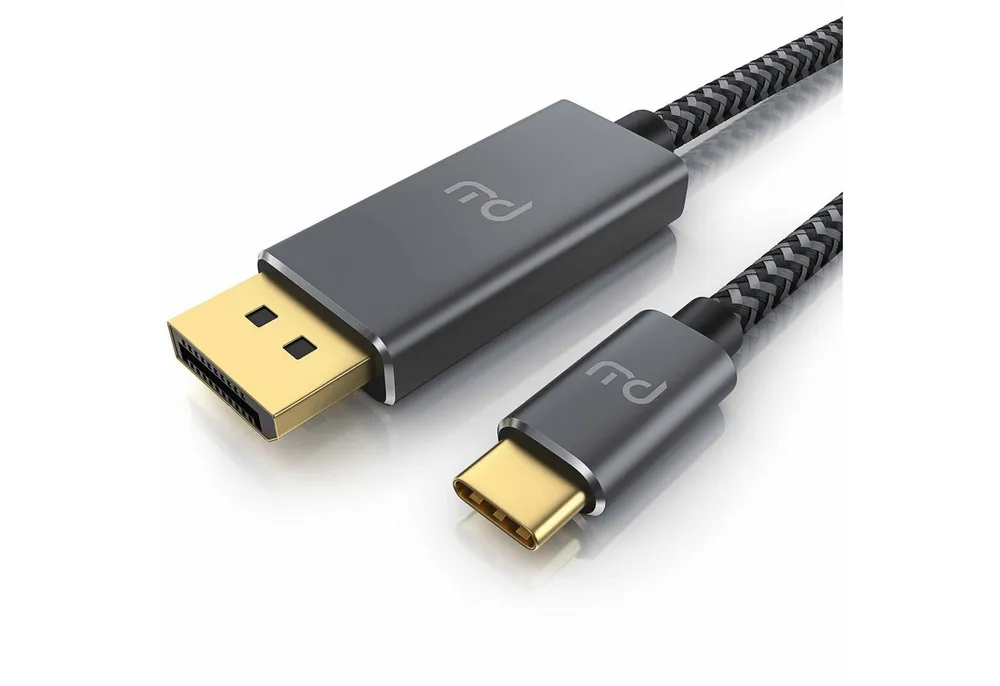 Primewire Audio- & Video-Kabel, USB-C, DisplayPort (100 cm), USB Typ C zu DP Konverterkabel Adapterkabel 8K 7680 × 4320 @30 Hz - 1m