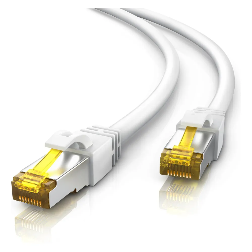 Primewire CAT.7 Netzwerkkabel - Ethernet Gigabit Lan Kabel RJ45 - 10 Gbit/s - Patchkabel - komp. CAT.6 CAT.8 (PiMF, S/FTP, CAT7, 25 m)