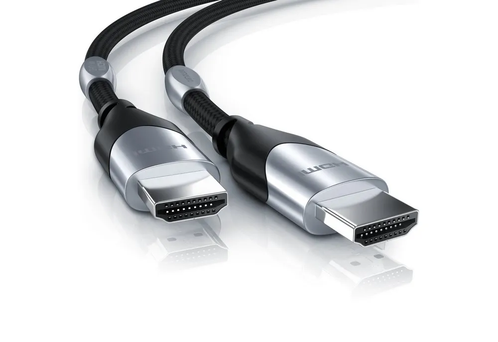 Primewire HDMI-Kabel, 2.0b, HDMI Typ A (100 cm), Ultra HD 4k 60Hz, 18 Gbit/s, 3D, ARC, CEC, HDCP, HDR - 1m