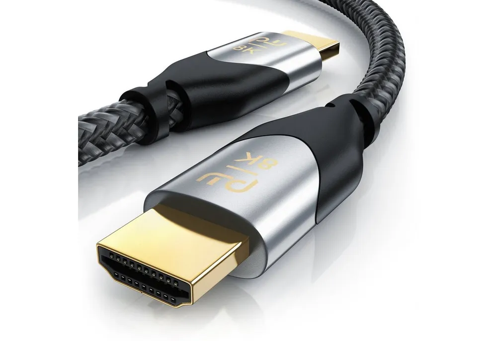 Primewire HDMI-Kabel, 2.1, HDMI Typ A (200 cm), UHD, Ethernet, 8K @ 120 Hz, 4k @ 240 Hz, 3D TV, eARC, HDR10+, 2m