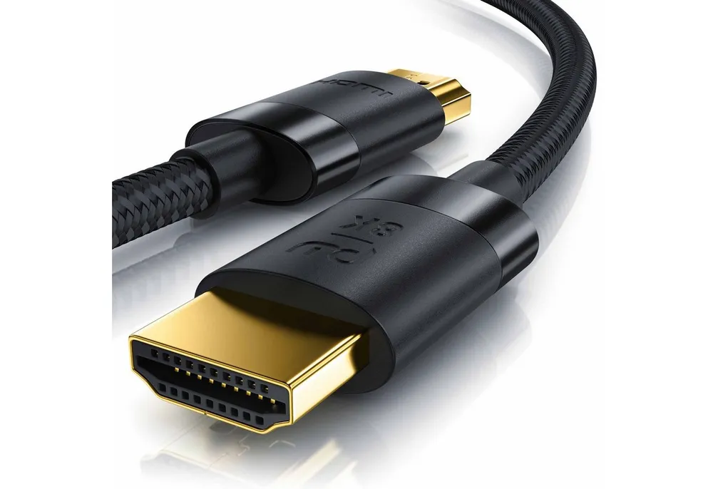 Primewire HDMI-Kabel, 2.1, HDMI Typ A (200 cm), 8K @ 120Hz / 4K @ 240Hz DSC, Ultra High Speed, Nylonummantelung, 2m