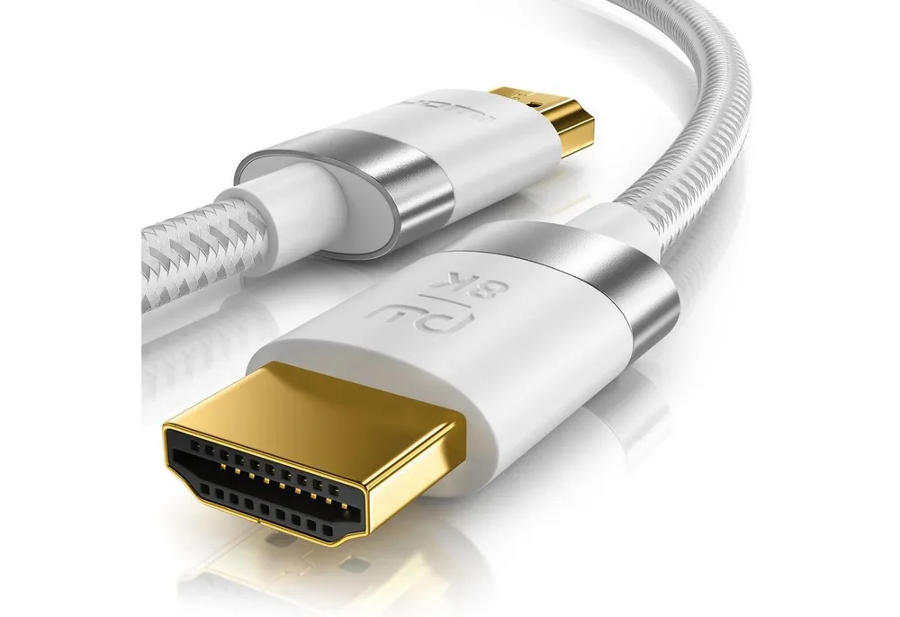 Primewire HDMI-Kabel, 2.1, HDMI Typ A (500 cm), 8K @ 120Hz / 4K @ 240Hz DSC, Ultra High Speed, Nylonummantelung, 5m