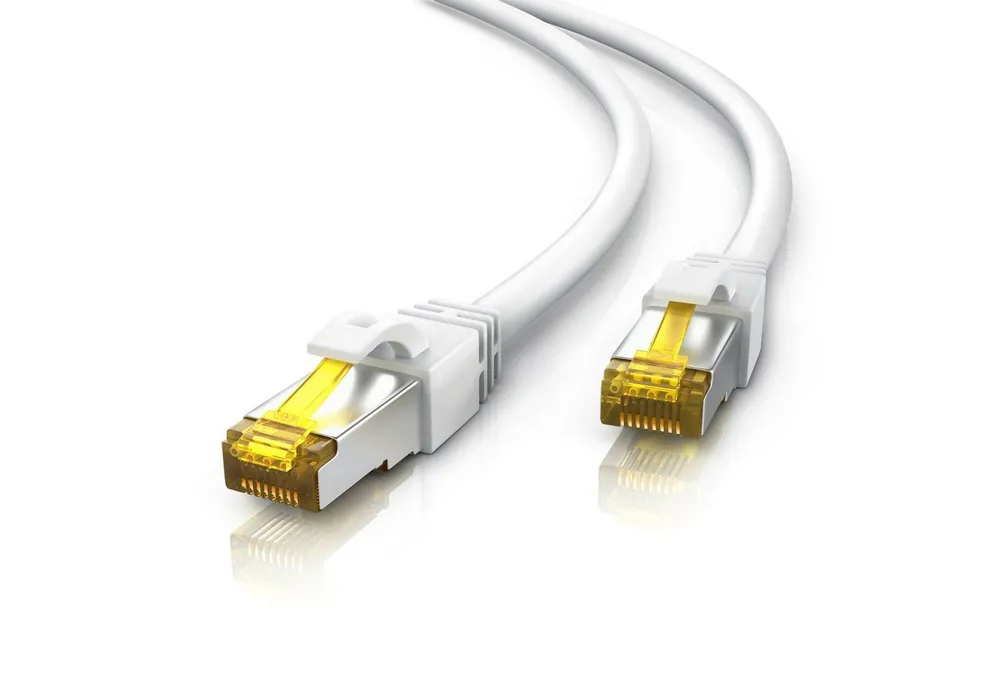 Primewire LAN-Kabel, CAT.7, RJ-45 (Ethernet) (2000 cm), Gigabit Ethernet S/FTP Netzwerkkabel, 10000 Mbit/s, Patchkabel - 20m