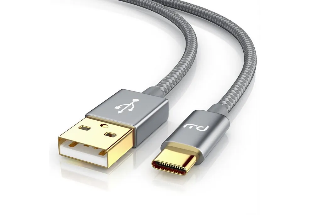 Primewire Typ C Ladekabel, Datenkabel, Adapterkabel für Smartphone & Tablet - 1m USB-Kabel, 2.0, USB-C, USB Typ A (100 cm), für Samsung Galaxy S8, S8, MacBook, Sony XZ, LG V20 G5 G6, HTC 10 uvm.