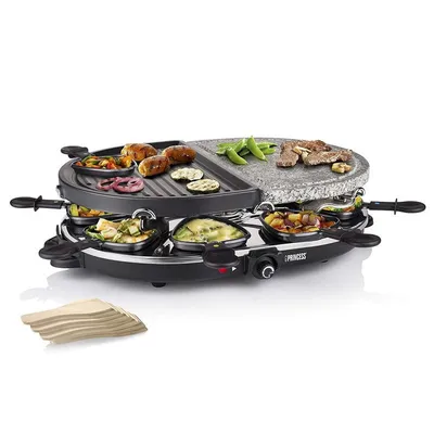 Princess 162710 Raclette Grill 8 Person(en) 1200 W Schwarz