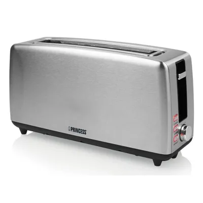 Wasserkocher Princess 236023 1 l 2200 W Edelstahl Schwarz Kabelos 360 Grad Basis