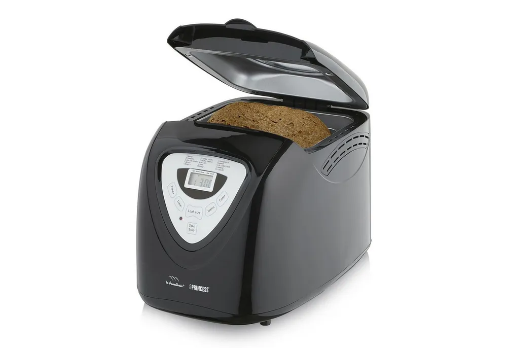 PRINCESS Brotbackautomat Princess 152009 Brotbackautomat – Ideal für Spezialdiäten oder bei All, 15 Programme, 600 W, 15 digitale Programme - 900 g - Schwarz