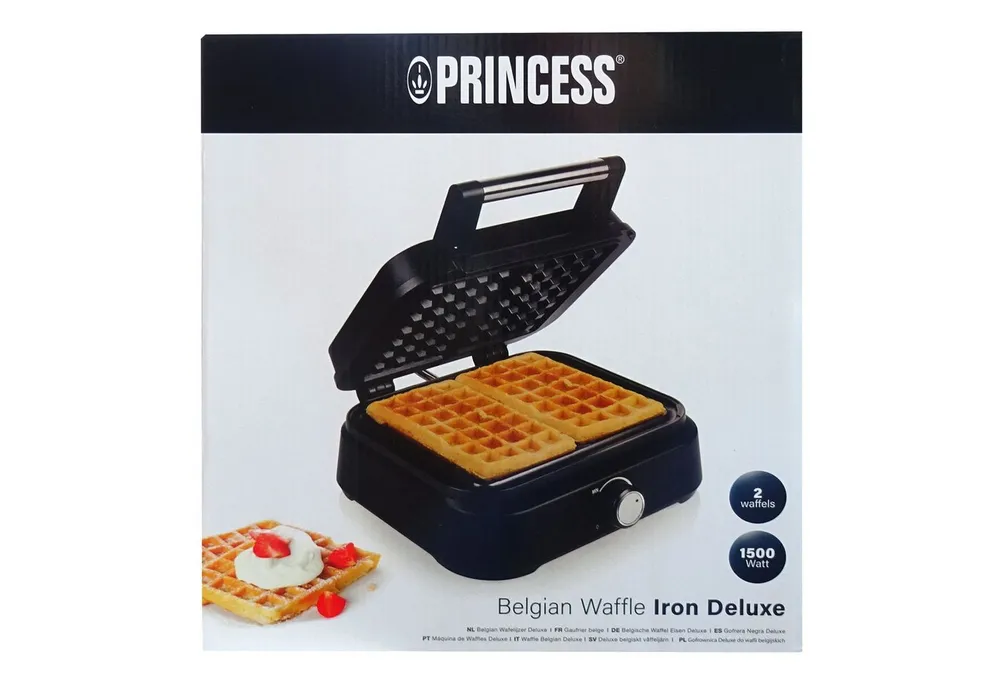 PRINCESS Waffeleisen Princess 132398 Belgisches Waffeleisen Deluxe
