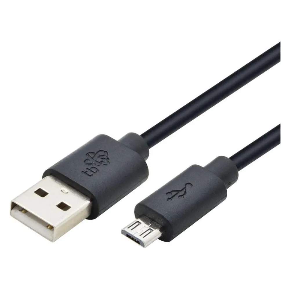 Print USB-Kabel - Micro USB 3m Schwarz