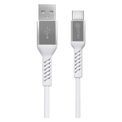 prio High-Speed Charge & Sync USB C auf USB A 3A 1,2 m weiss
