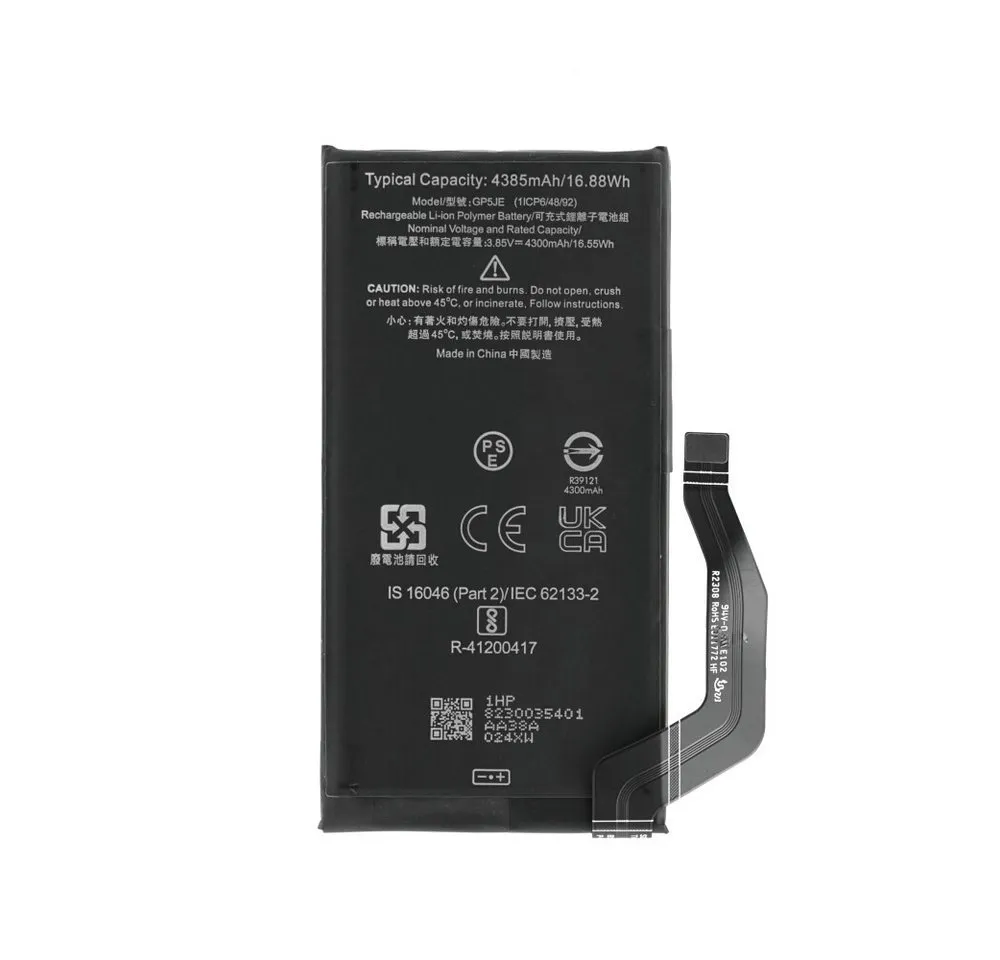 prio GP5JE Akku für Google Pixel 7a wie Original 4800mAh Batterie Ersatzakk Handy-Akku (1 St)