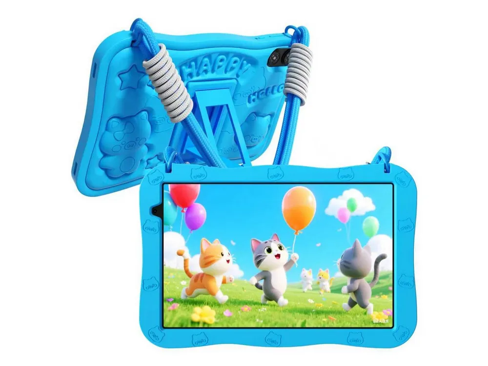 PRITOM 10 Zoll Android 15 Kinder Tablet mit Elternkontrolle,1280x800 HD IPS Tablet (10-Zoll-Kindertablet", Android-Betriebssystem, (WiFi 6,Vorinstallierte Lernapps,stoßfest,6000 mAh)