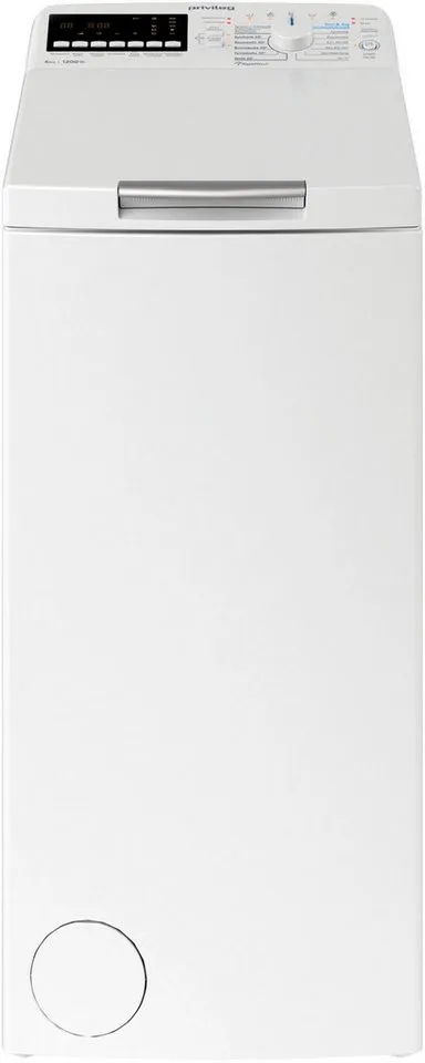 Privileg Waschmaschine Toplader PWT A616P N, 6 kg, 1200 U/min, Turn&Go, Rapid Wash, Mix 45 min. bei voller Beladung, extra Spülen