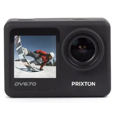 Prixton DV670 4K-Sportkamera mit zwei Bildschirmen