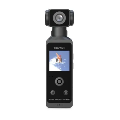 Digitalkamera Kompakt Prixton Snap Pocket DC600 50 MP 5K IPS Display WiFi wasserdicht