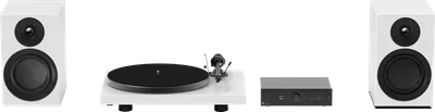 Pro-Ject Colourful Audio System E Weiß
