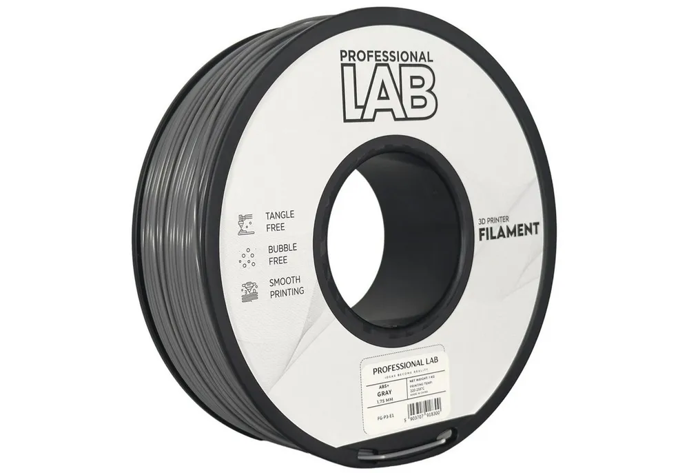 Prof. Lab Filament Hochwertiges ABS+ 1KG 1,75mm Filament Einfachere Druckbarkeit